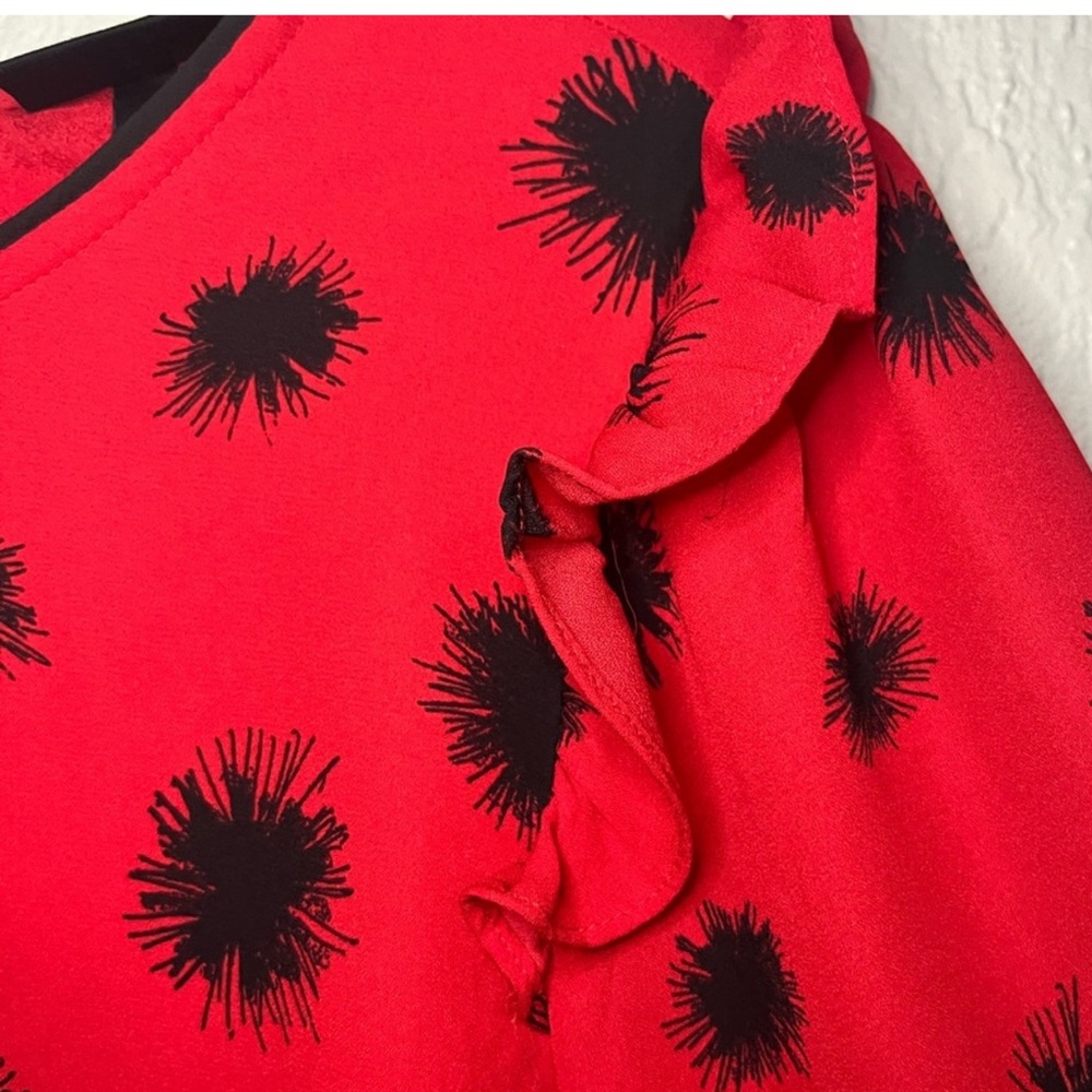 🔘Who What Wear “dandelion dots” shift dress - Picture 5 of 6